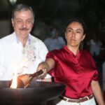 Apatzingán recibe con orgullo el Fuego Patrio 2025
