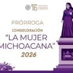 Congreso extiende hasta el 1° de marzo registro para la Condecoración “La Mujer Michoacana 2026”