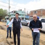 Alfonso Martínez supervisa renovación de red sanitaria en la colonia Eduardo Ruiz; buscan eliminar focos de infección