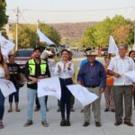 Compromiso con el bienestar: Fanny Arreola inaugura nueva calle en La colonia Florida.