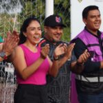 Fanny Arreola entrega el cuarto parque rehabilitado para fortalecer la paz y la convivencia en Apatzingán.