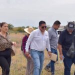 Encabezan Irma Moreno y David Soto recorrido por predios para Viviendas del Bienestar en Buenavista<br>